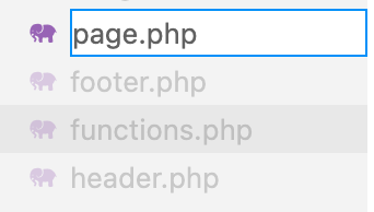 page.phpの作成